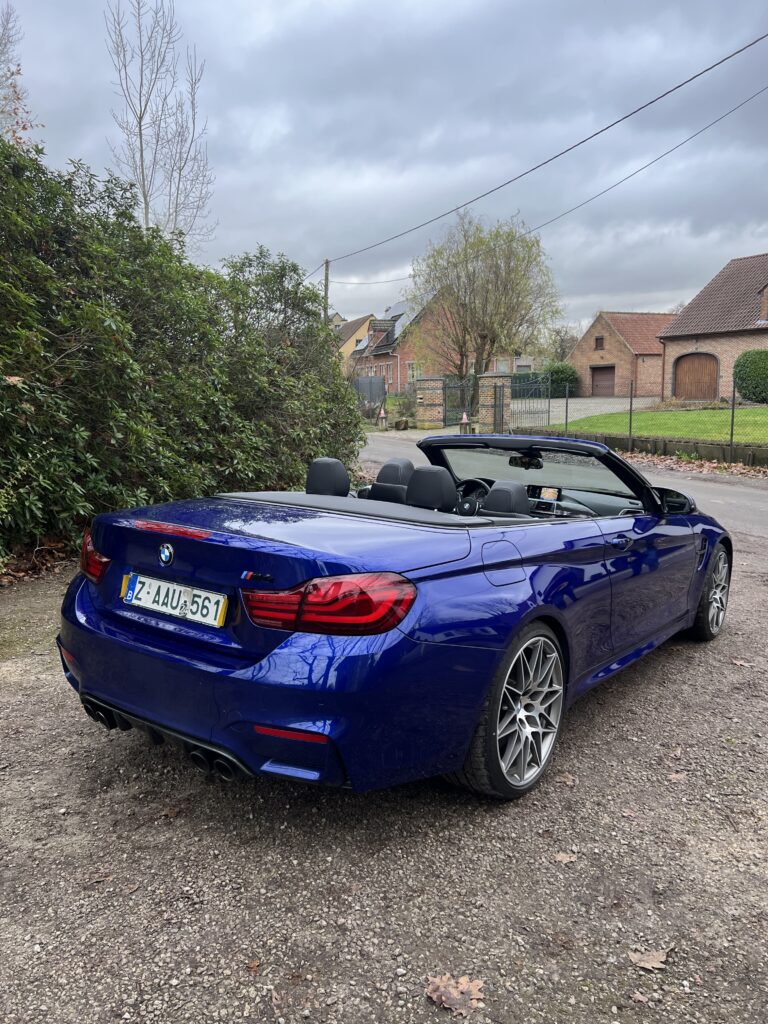 BMW M4 competition Cabrio 2019 San Marin Blue 41.000 km! Garantie!