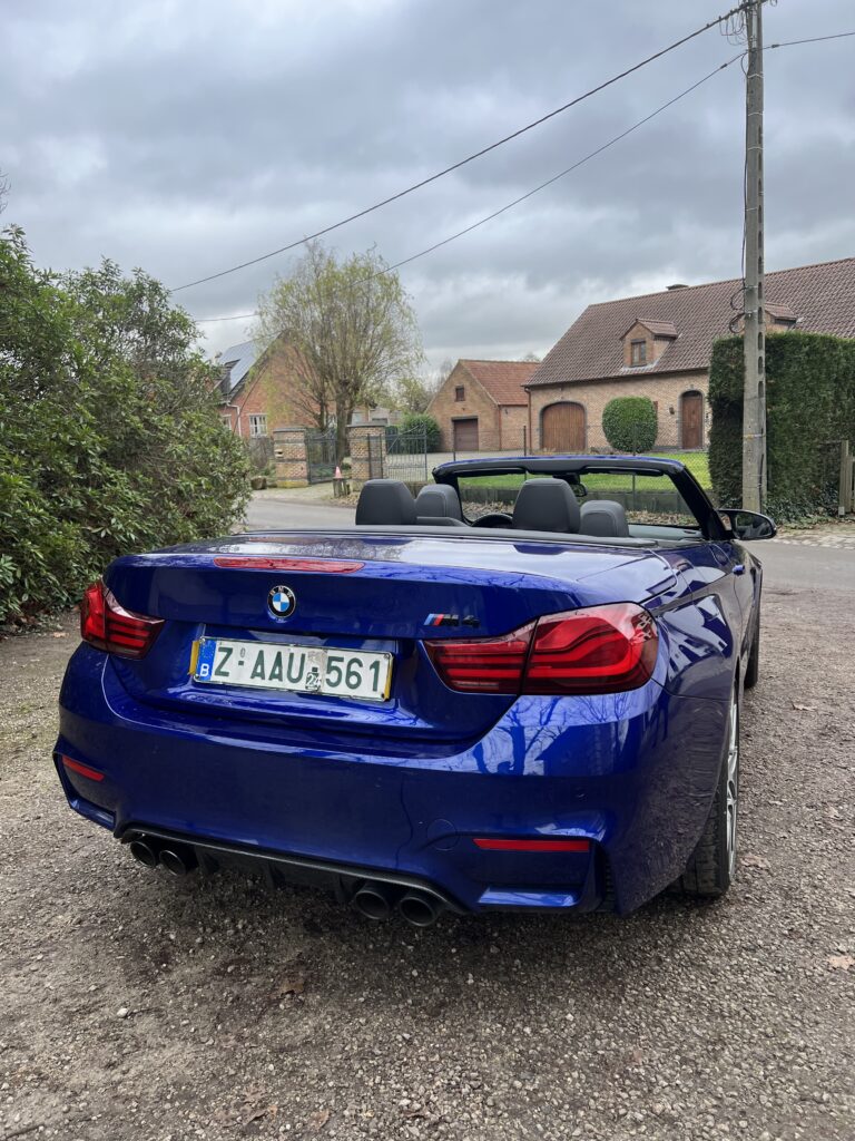 BMW M4 competition Cabrio 2019 San Marin Blue 41.000 km! Garantie!